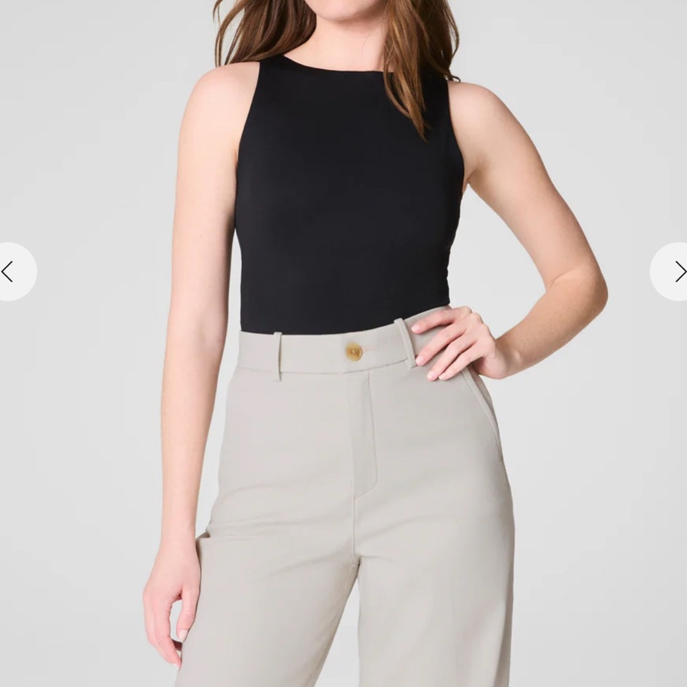 SPANX Black Sleeveless Top, Size XS